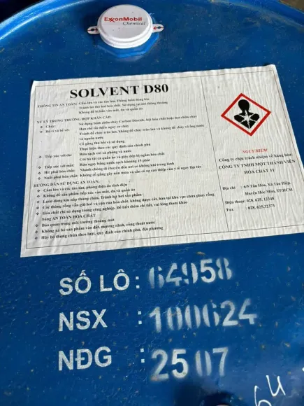 D80 – DUNG MÔI HYDROCARBON LOW AROMATIC CHO XU HƯỚNG CÔNG NGHIỆP XANH